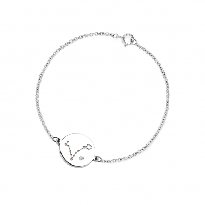 Diamond bracelet with a zodiac constellation ZODIA